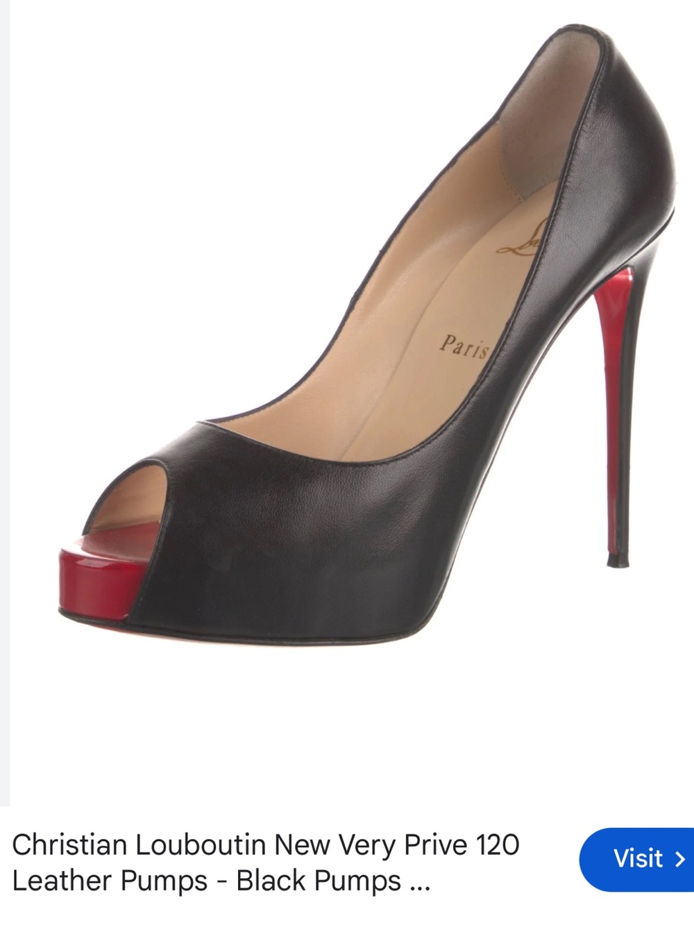 Christian Louboutin leather heels